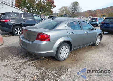 2013 Dodge Avenger Se from USA, damaged, VIN 1C3CDZAB5DN580848